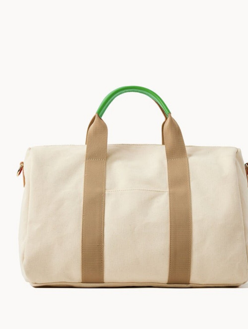 Dooney & Burkey Canvas Tennis Duffel Bag with Lime Green Paddle Pocket,gym, - Picture 4 of 10